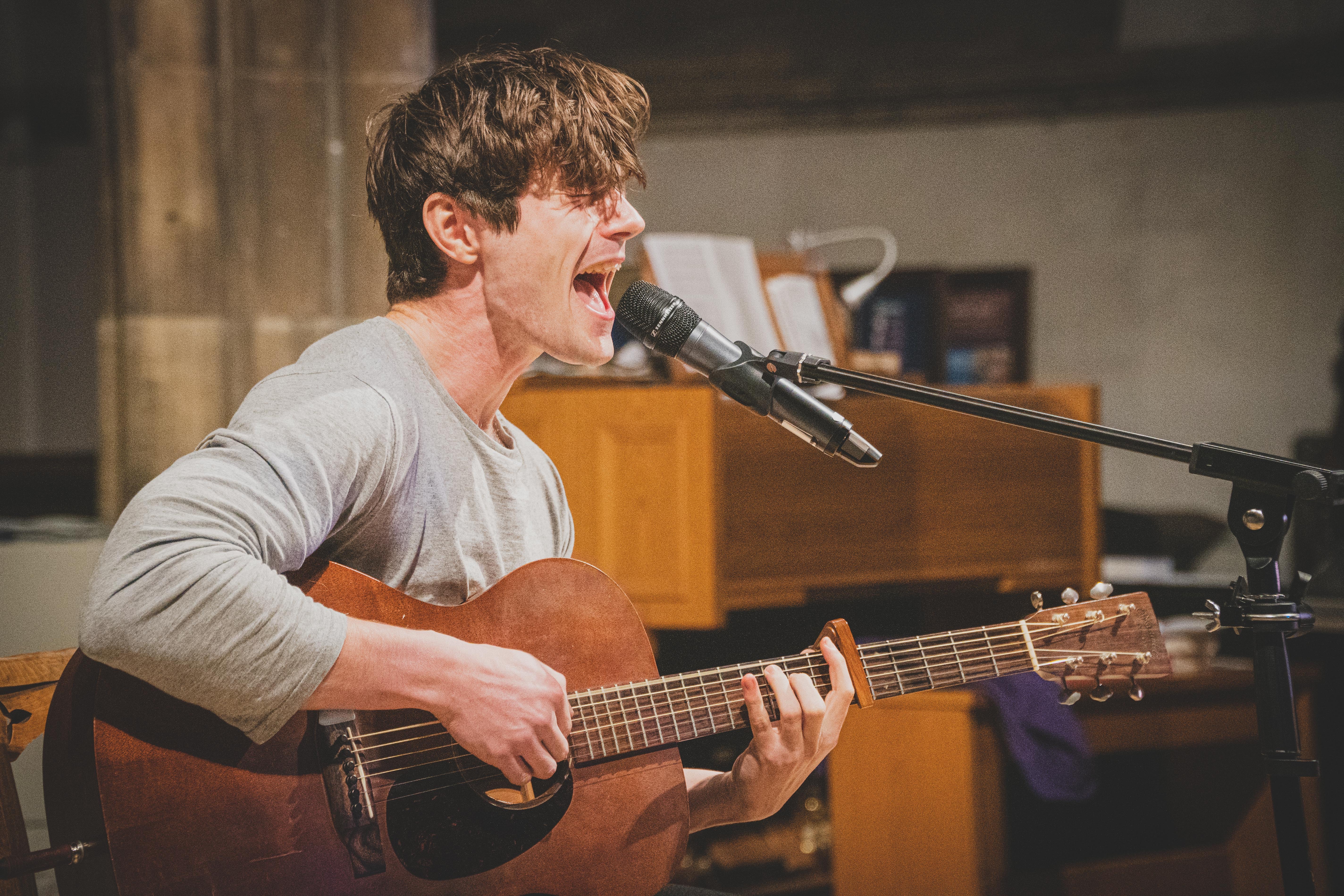 Man singing